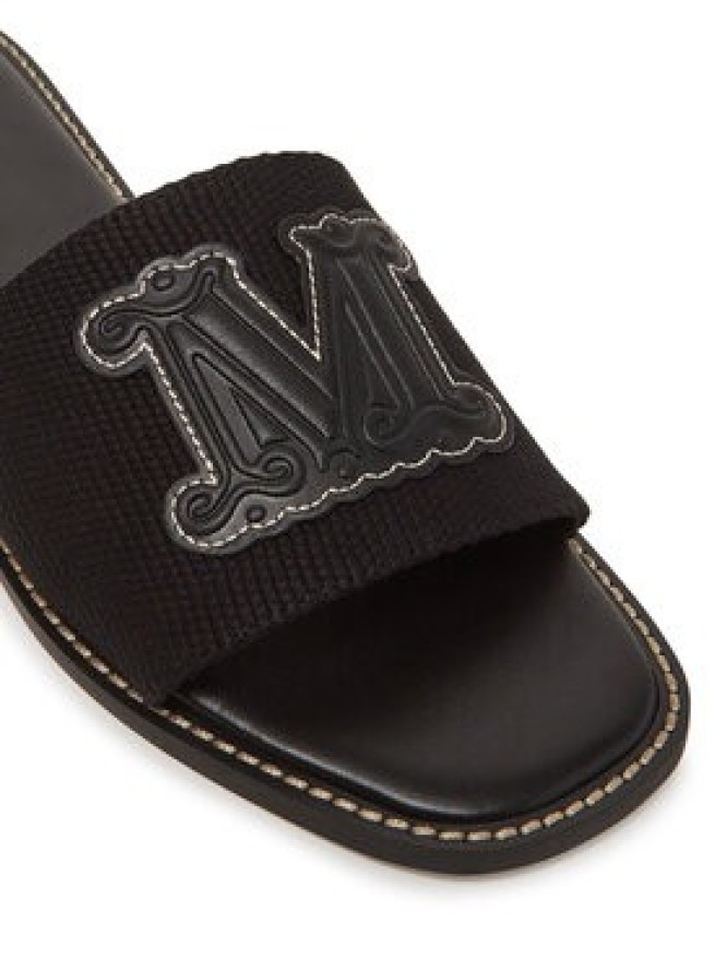 Max Mara Beachwear Klapki 2516521019600 Czarny