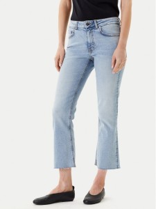 United Colors Of Benetton Jeansy 4OTADE010 Niebieski Flare Fit