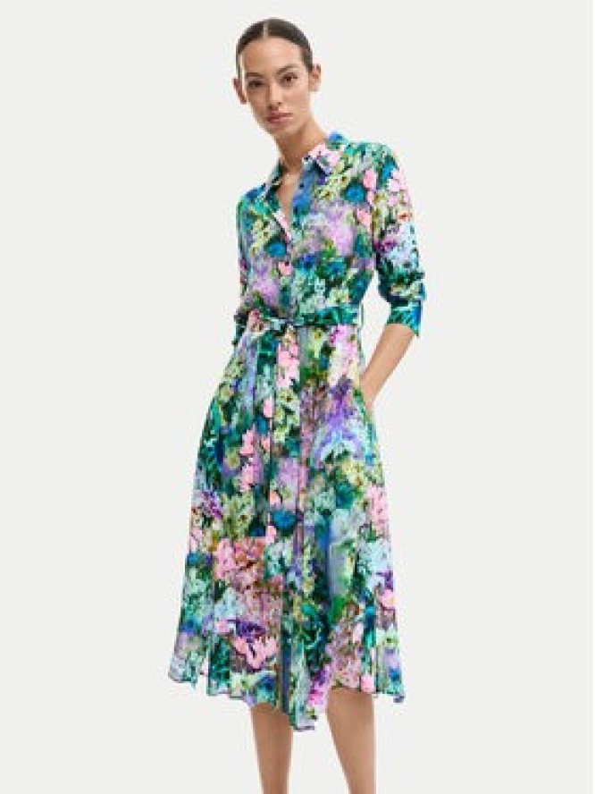 Desigual Sukienka koszulowa Mili 26SWVW13 Kolorowy Regular Fit