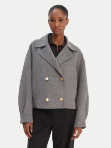 Tommy Hilfiger Kurtka przejściowa WW0WW47759 Szary Relaxed Fit