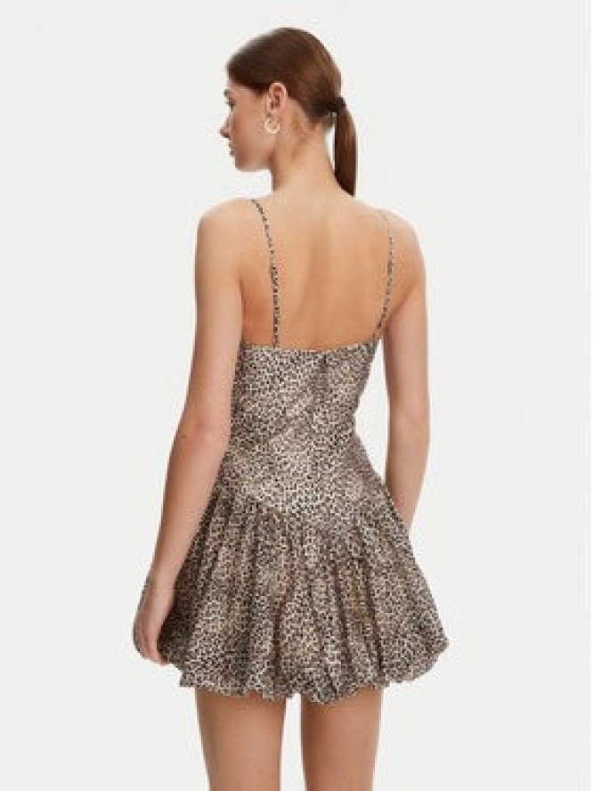 Bardot Sukienka koktajlowa 59794DB1 Brązowy Regular Fit