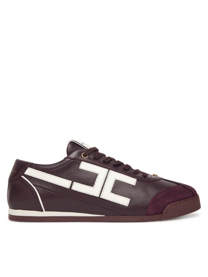 Elisabetta Franchi Sneakersy SA-82G-56E2-V400 Bordowy