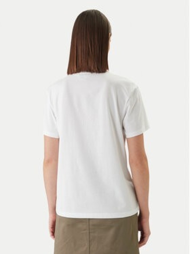 Barbour T-Shirt Marine LTS0716WH11 Biały Regular Fit