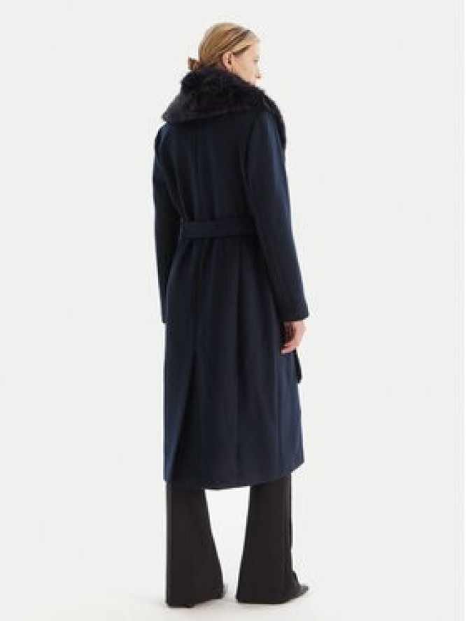 MICHAEL Michael Kors Płaszcz wełniany 77A7141M21 Granatowy Regular Fit