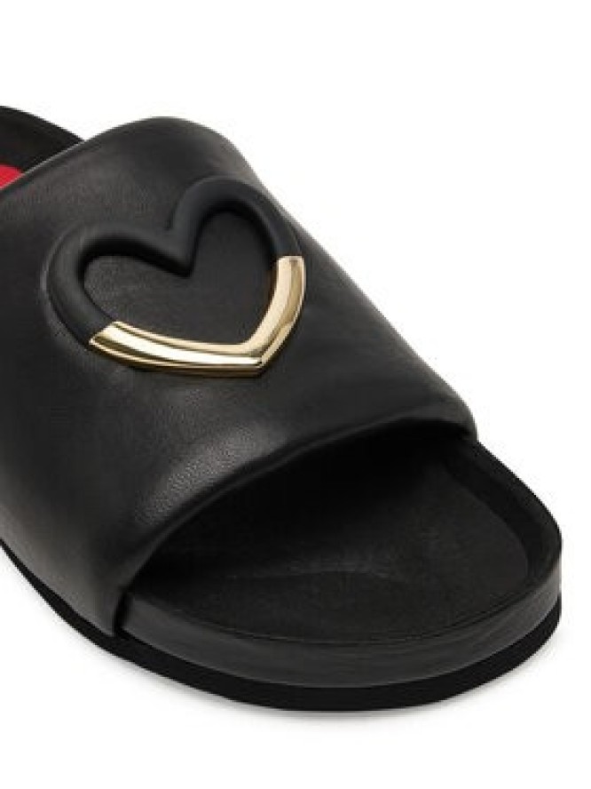 LOVE MOSCHINO Klapki JA28283G1MIE0000 Czarny
