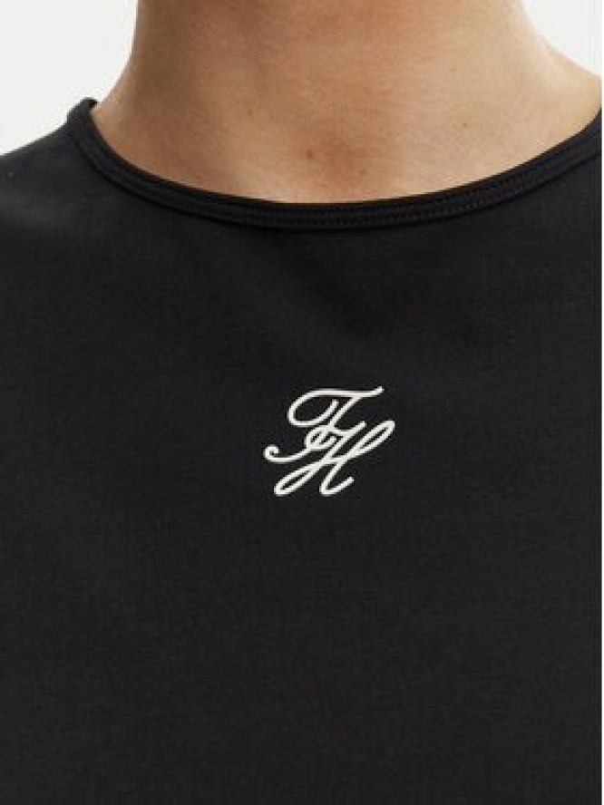 Tommy Hilfiger T-Shirt WW0WW48710 Czarny Slim Fit