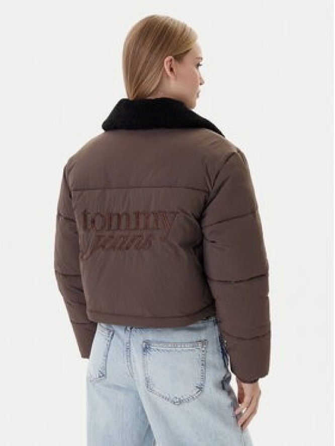 Tommy Jeans Kurtka zimowa Teddy DW0DW22049 Brązowy Regular Fit