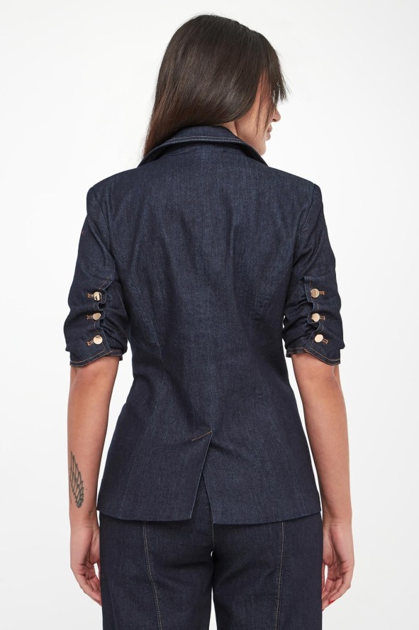 Żakiet damski jeansowy JOSEPH RIBKOFF