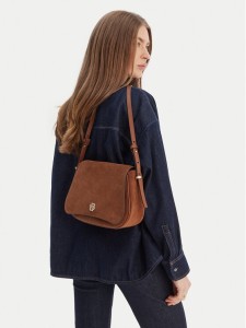 BOSS Torebka Boss Beyond Saddle S 50557963 Brązowy