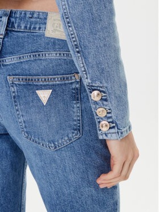 Guess Kurtka jeansowa W5YN53 D5QP2 Niebieski Regular Fit
