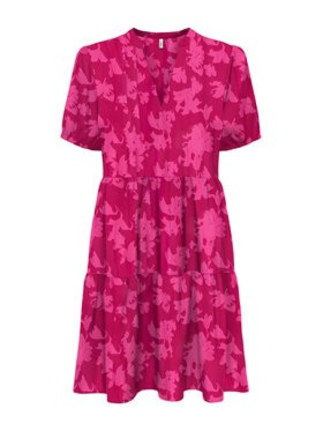 ONLY Sukienka letnia Nova 15222215 Różowy Regular Fit