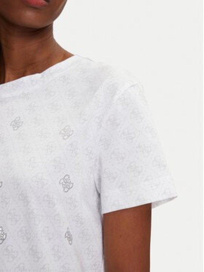 Guess T-Shirt V5GI16 I3Z14 Biały Regular Fit