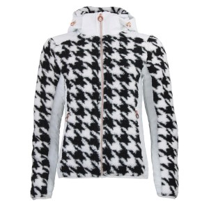 Kaptur polar z zippem, dwumateriałowy, z naszywką na piersi dla kobiet Peak Moun