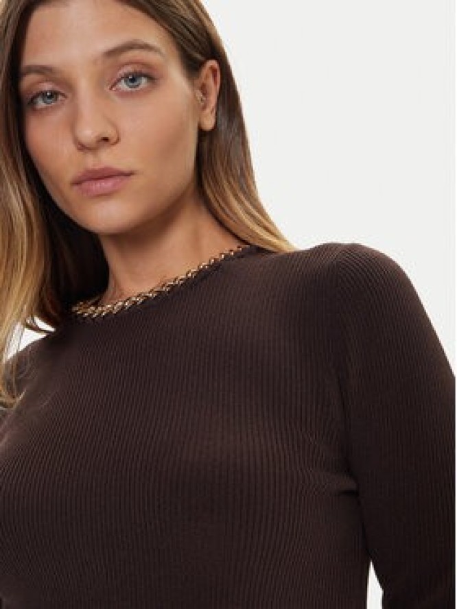 MICHAEL Michael Kors Sweter MF561CJ33D Brązowy Slim Fit