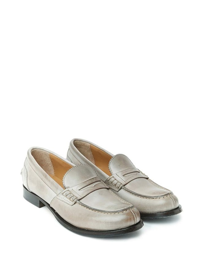 British Passport Skórzane mokasyny w kolorze beżowym rozmiar: 36