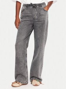 Roxy Jeansy Stunning ERJDP03318 Szary Relaxed Fit