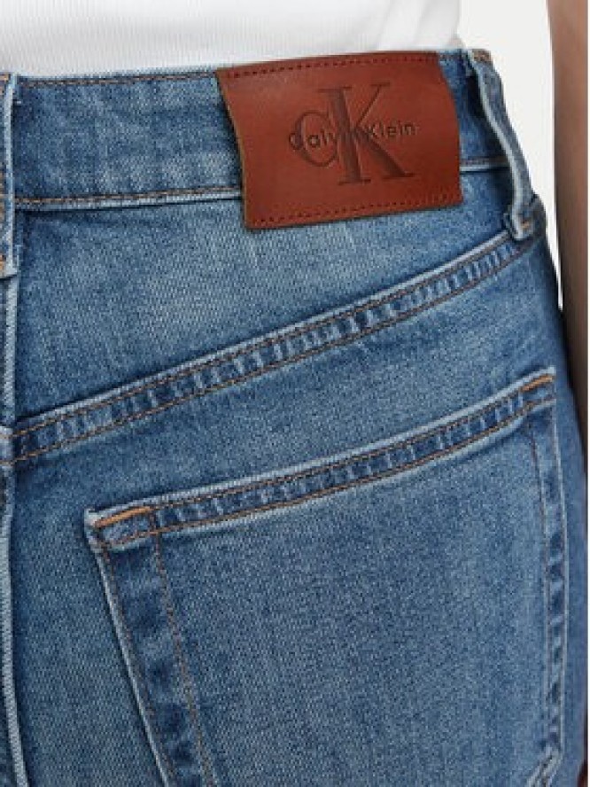 Calvin Klein Jeans Jeansy LV047F666G Granatowy Bootcut Fit