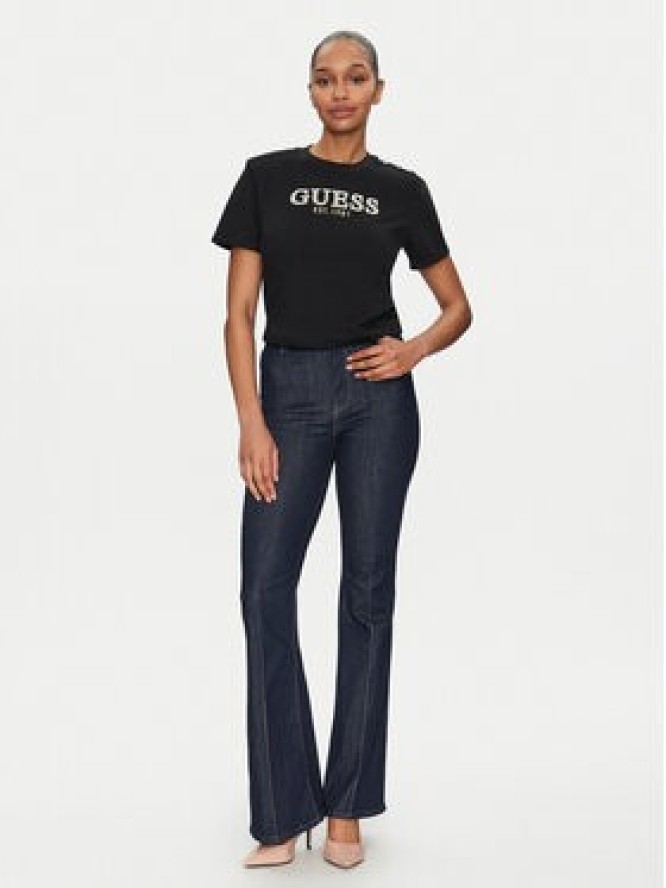 Guess T-Shirt W5GI15 K8FQ4 Czarny Regular Fit