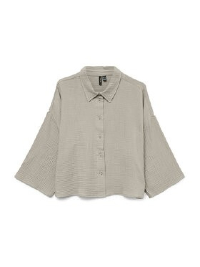 Vero Moda Koszula Natali 10279685 Beżowy Standard Fit