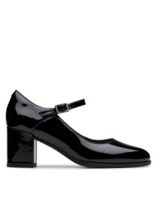 Clarks Półbuty Freva 55 Strap 26181337 Czarny