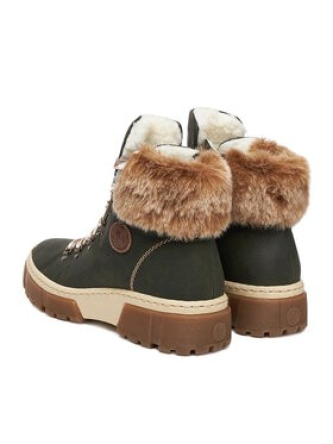 Rieker Trzewiki CEO-X8647-54 Zielony