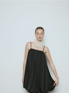 Sukienka bombka - czarny