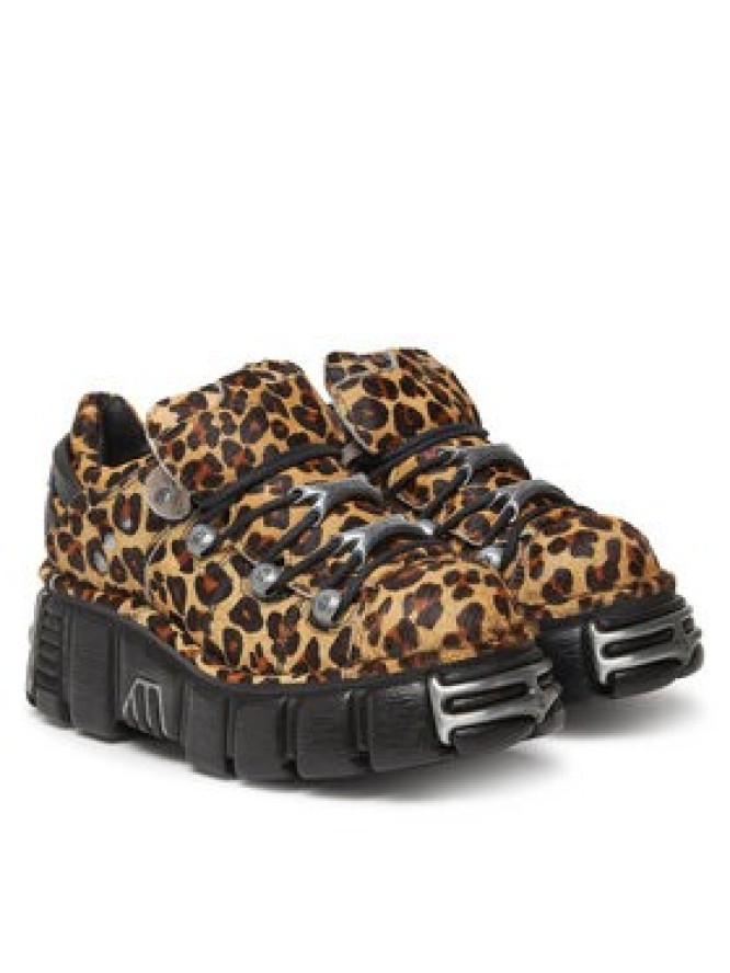 NEW ROCK Sneakersy M-120N-C71 Brązowy