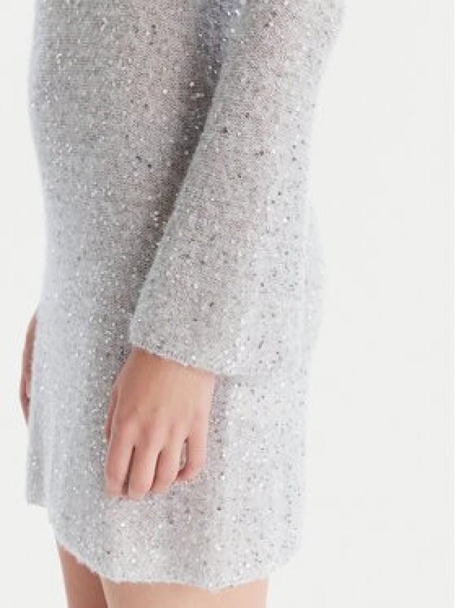 Marella Sukienka dzianinowa Arles 2523326042 Écru Slim Fit