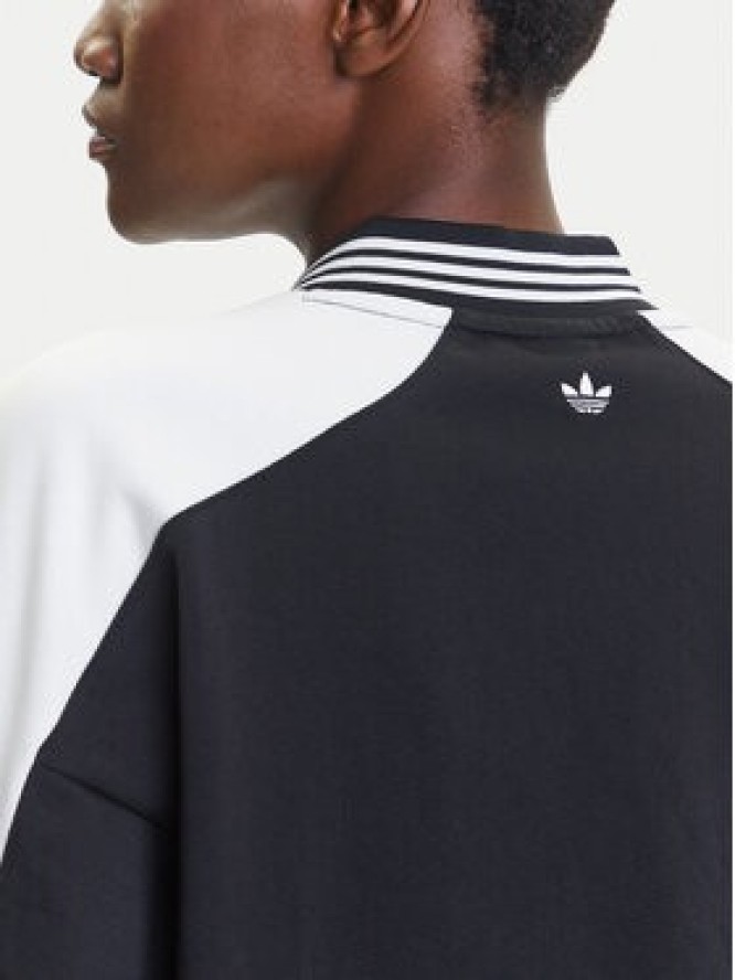 adidas Bluza Blocking JW7273 Czarny Loose Fit