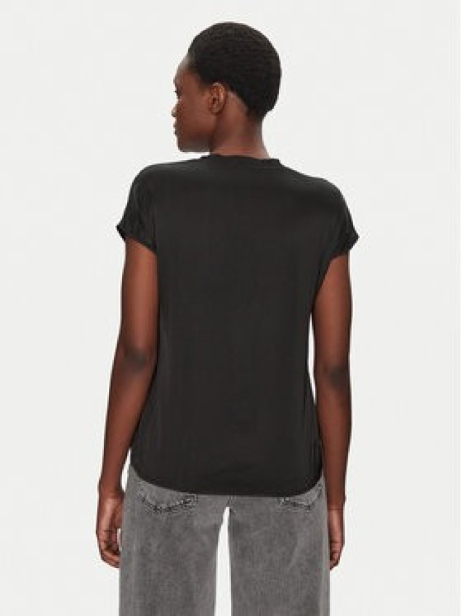 ViCOLO Bluzka TD0009 Czarny Relaxed Fit