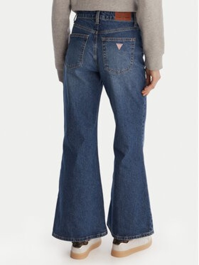 Guess Jeans Jeansy W6RA0R D6334 Niebieski Wide Leg