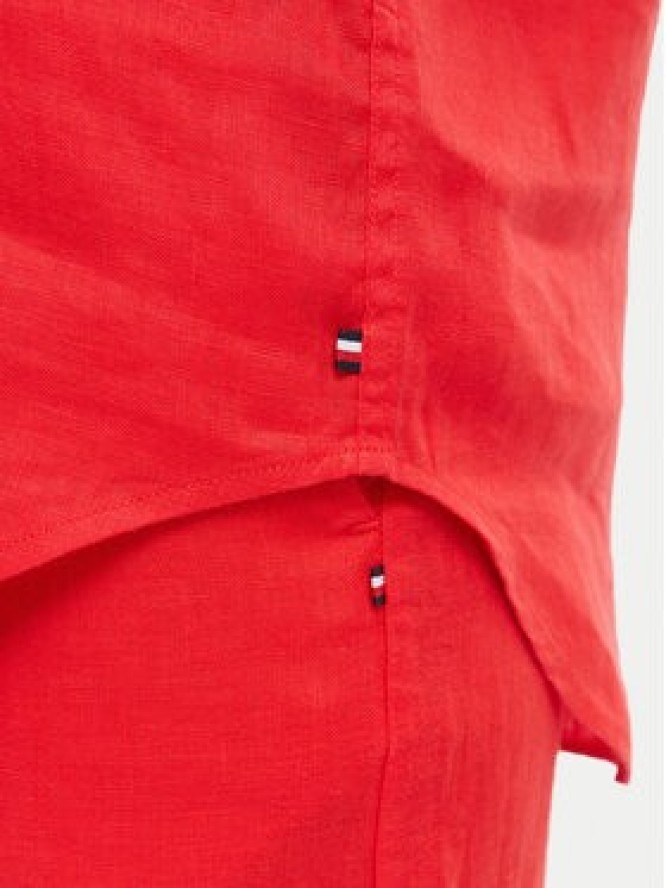 Tommy Hilfiger Koszula WW0WW44679 Czerwony Regular Fit
