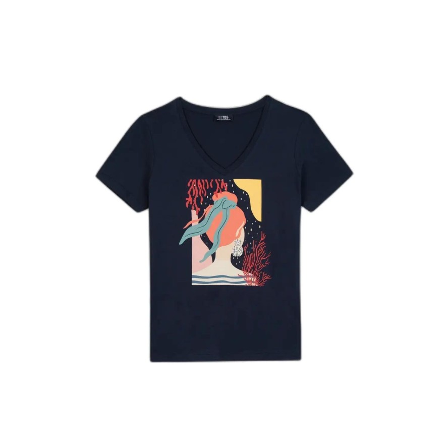 T-shirt damski TBS Sabba
