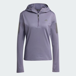 Bluza Own The Run Winterized Hooded Half-Zip