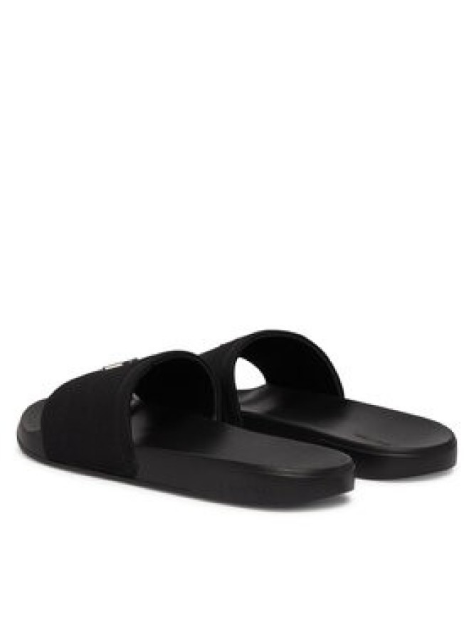 Calvin Klein Klapki Nemo - Canvas Signature Logo Sliders HW0HW02960 Czarny
