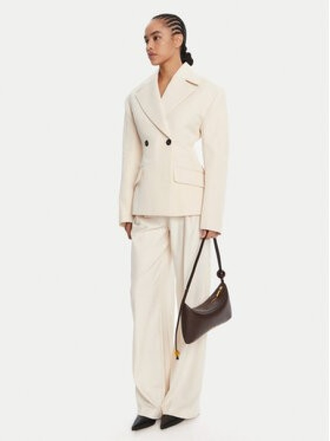 JACQUEMUS Marynarka La Veste Norma 25E251JA0871709130 Beżowy Regular Fit