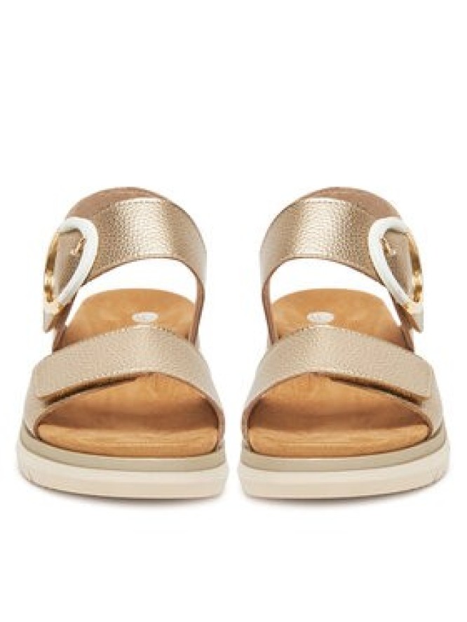 Remonte Sandały D2K50-90 Złoty