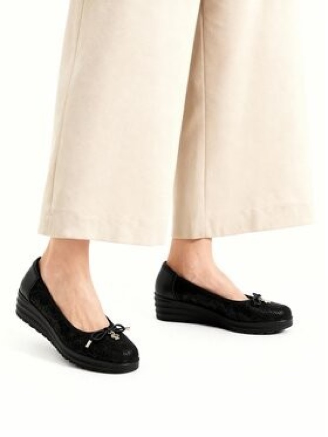 Go Soft Baleriny CEO-WI16-3243-02 Czarny