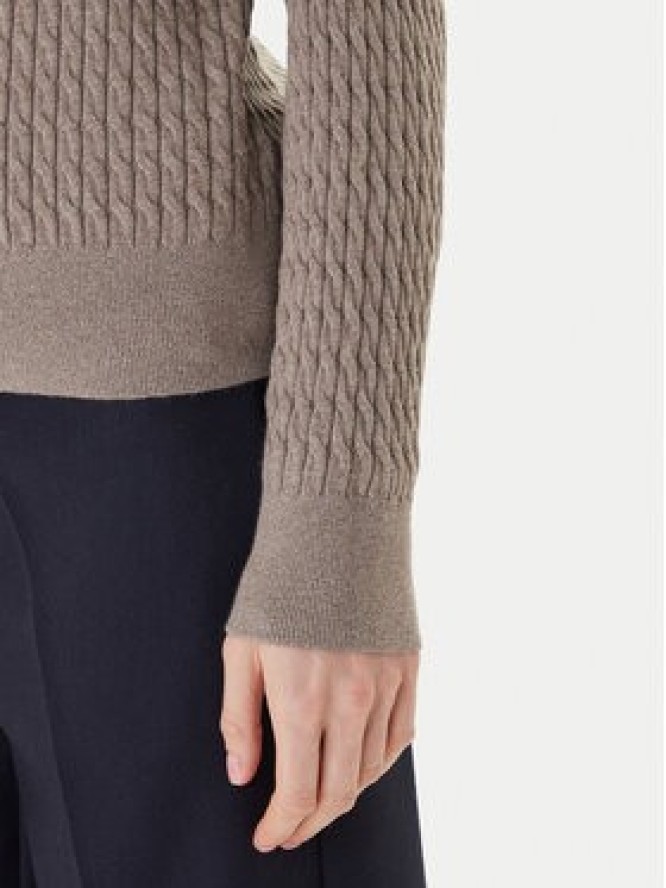 Tommy Hilfiger Sweter Fine WW0WW44993 Beżowy Regular Fit