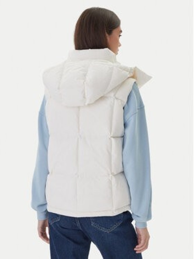 Tommy Jeans Bezrękawnik Tjw Alaska Grid Down Vest DW0DW21627 Écru Regular Fit