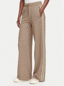 Guess Spodnie dresowe V6YB27 K5181 Brązowy jasny Relaxed Fit