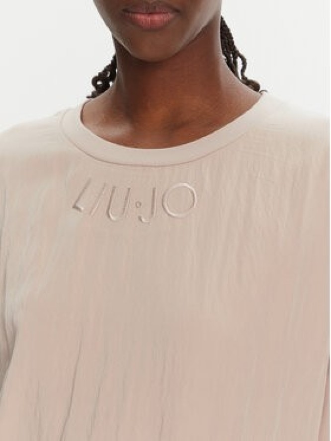 Liu Jo Sport Bluza TA5121 J5942 Beżowy Regular Fit