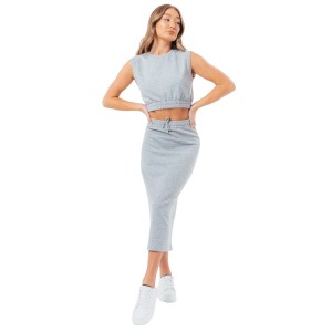 Spódnica sportowa damska Sweat Midi Skirt Loungewear Set