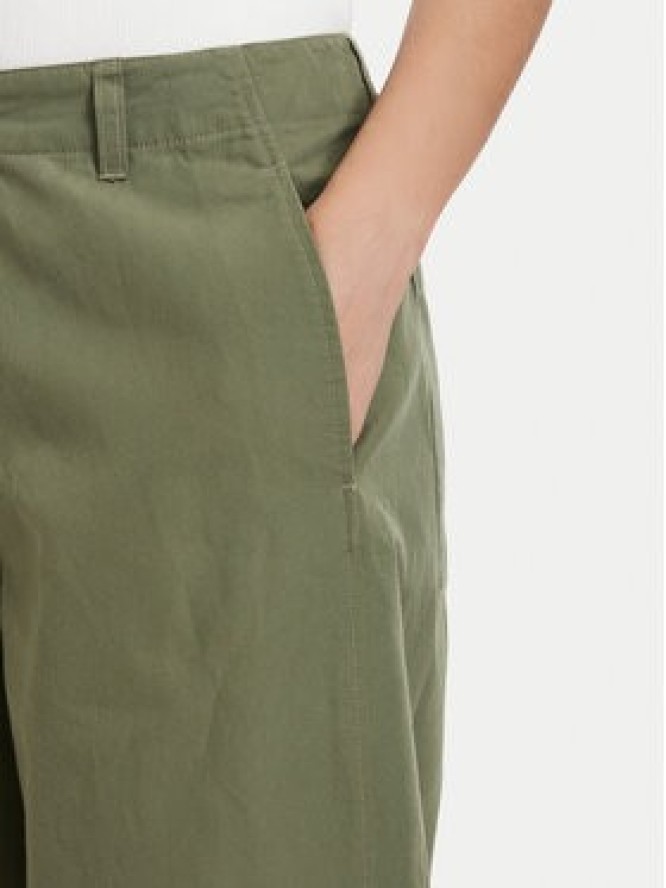 Tommy Jeans Spodnie cargo DW0DW22749 Zielony Wide Leg