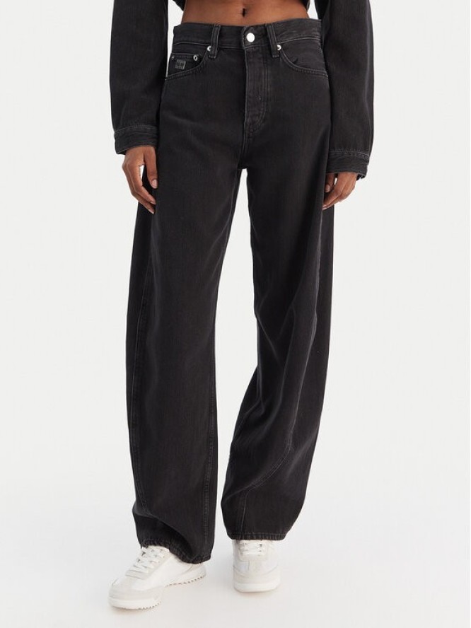 Tommy Jeans Jeansy DW0DW22522 Czarny Barrel Fit