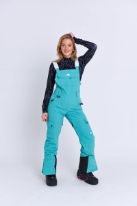 Spodnie ogrodniczki Yeh Girl - Aqua