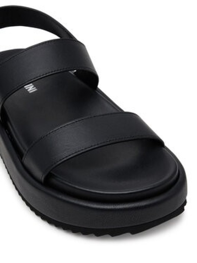 Pollini Sandały SA16155G1MTL0000 Czarny