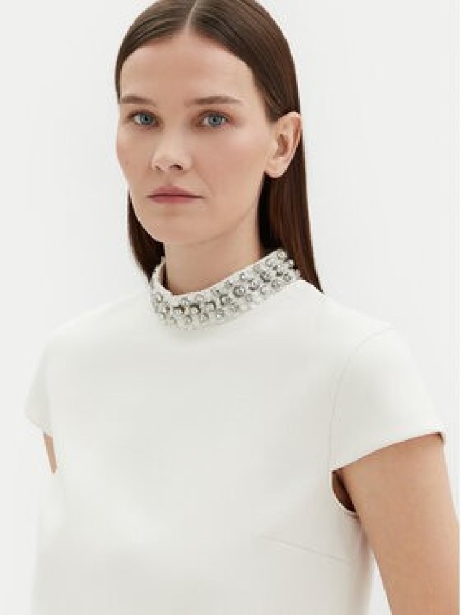 Motivi Bluzka 2630Q001764N Écru Regular Fit