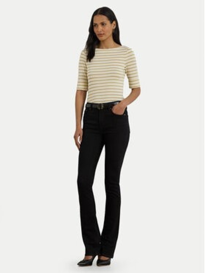 LAUREN RALPH LAUREN Bluzka 200980044001 Beżowy Slim Fit