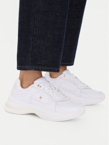Tommy Hilfiger Sneakersy Th Chic Runner Sneaker FW0FW09414 Biały